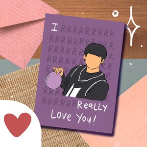 Jungkook Valentinstagskarte ""RRRRap Monster"", Galentine Army RM Rap Monster."