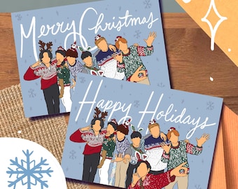 BTS ジミン クリスマスカード | Kpop ホリデーカード (デジタル