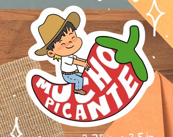 V "Mucho Picante" Sticker, Army Decor Taehyung