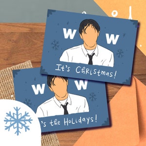 J-Hope "WOW" Run BTS Biglietto di auguri natalizio, meme di Natale Hanukkah Kwanzaa Regalo Bangtan Army Hobi