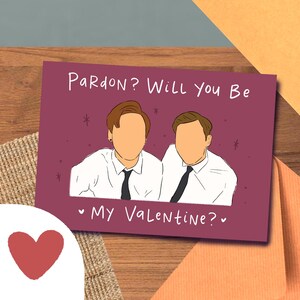Jungkook RM ""Pardon"" Valentinstag Karte, Meme Galentine Namjoon."