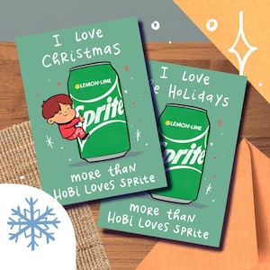 Carte/impression J-Hope Sprite pour les fêtes, Noël Hanoucca Kwanzaa Cute Love Gift Hobi