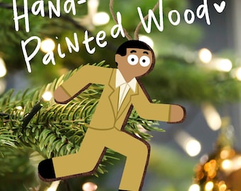 RM's Lost MV Ornament Wood, Namjoon Bangtan Christmas Holiday Tree Decoration Music Video Right Place Wrong Person