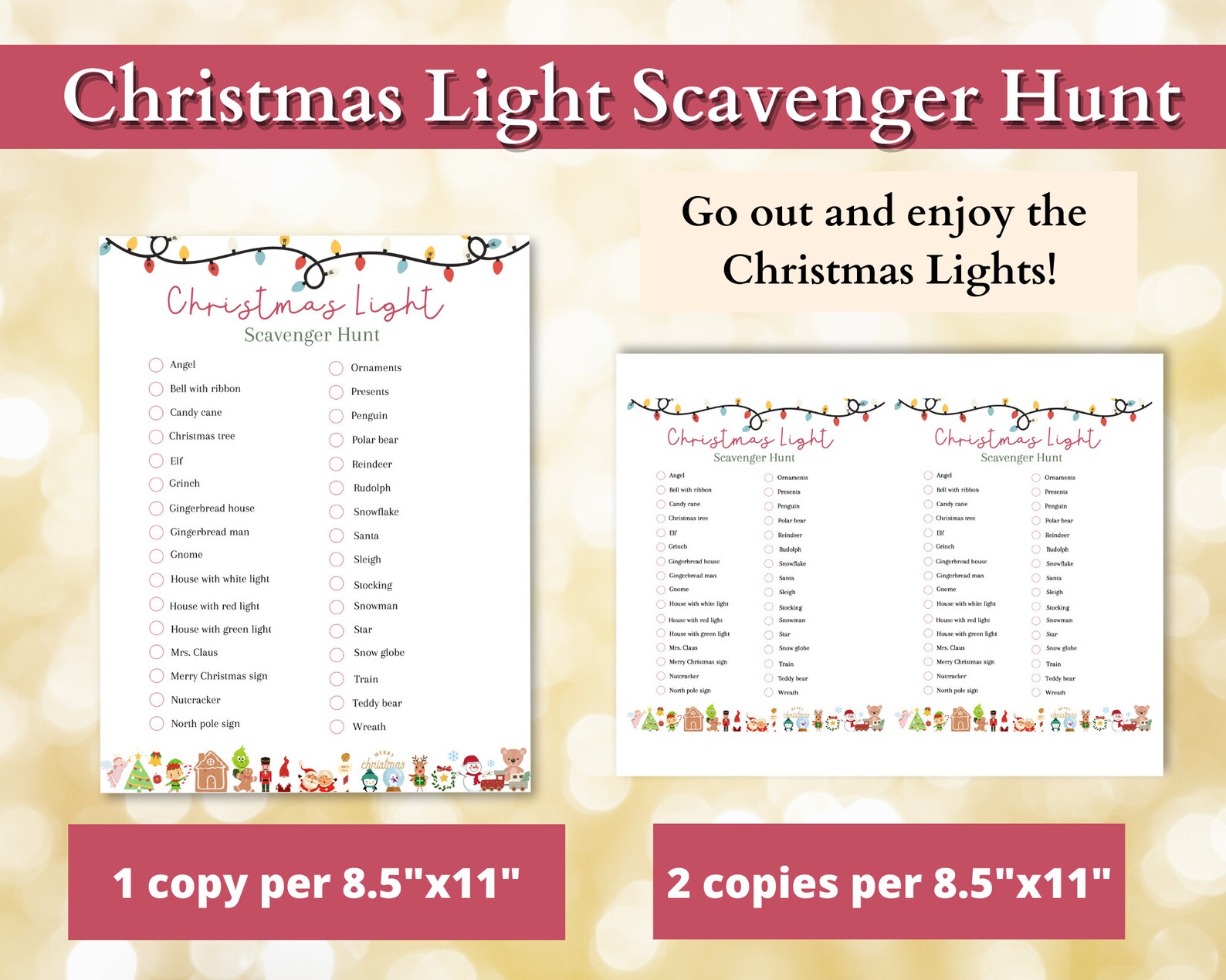 Kids Christmas Activities Bundle | Printable Christmas Games | Activity ...
