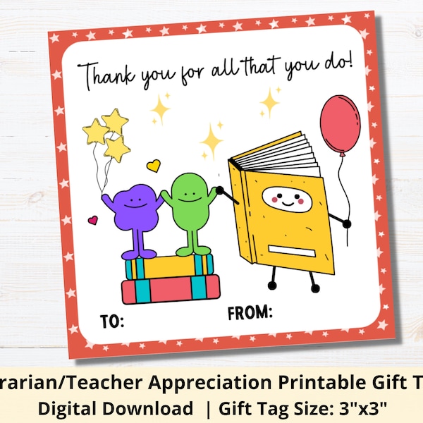 Librarian Printable Etsy