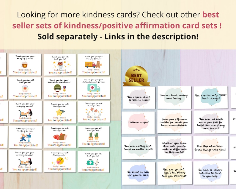 Random Act of Kindness Cards Printable Act of Kindness Cards Pay It Forward Small Acts RAOK Gratitude Cards Affirmation Notes image 6