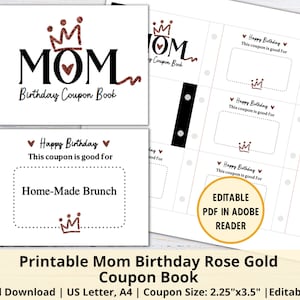 Printable Coupon Book Template Blank Vouchers Best Friends - Etsy