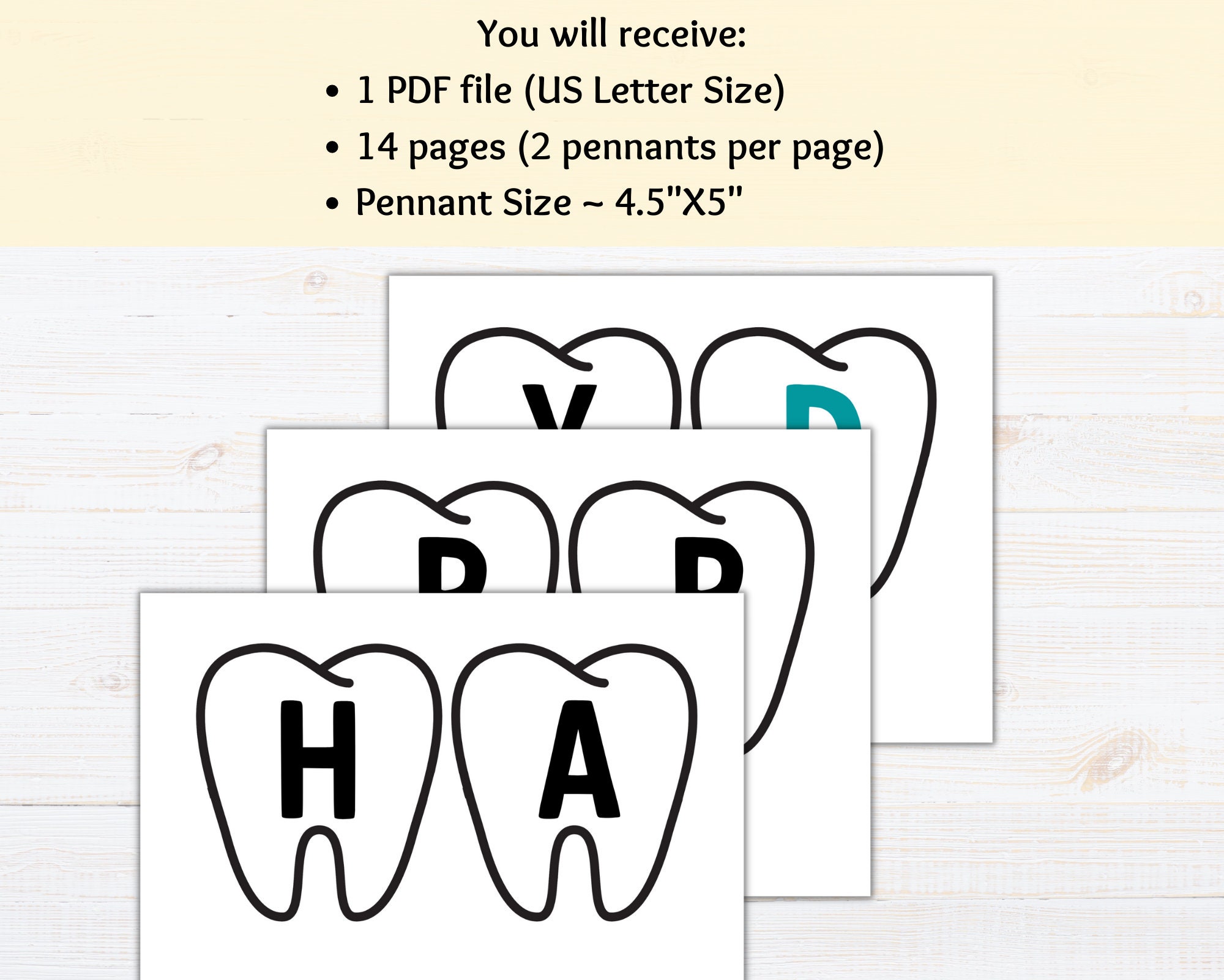 Happy dental assistant week printable banner dental assistant