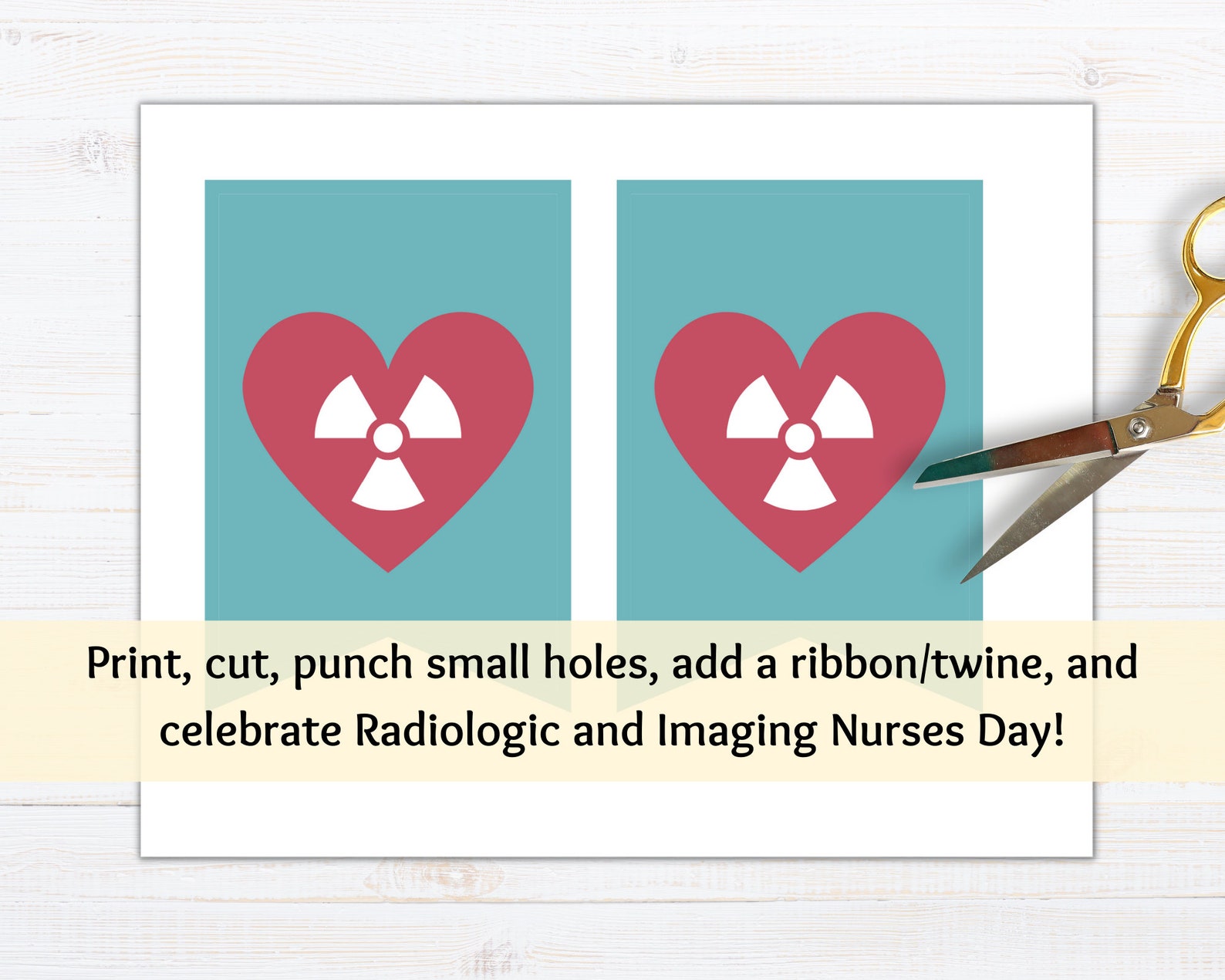 Happy Radiological and Imaging Nurses Day Banner Printable Radiology