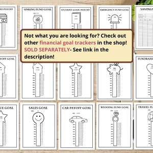 Fundraising Goal Tracker Printable | Donation Goal Tracker | Fillable ...