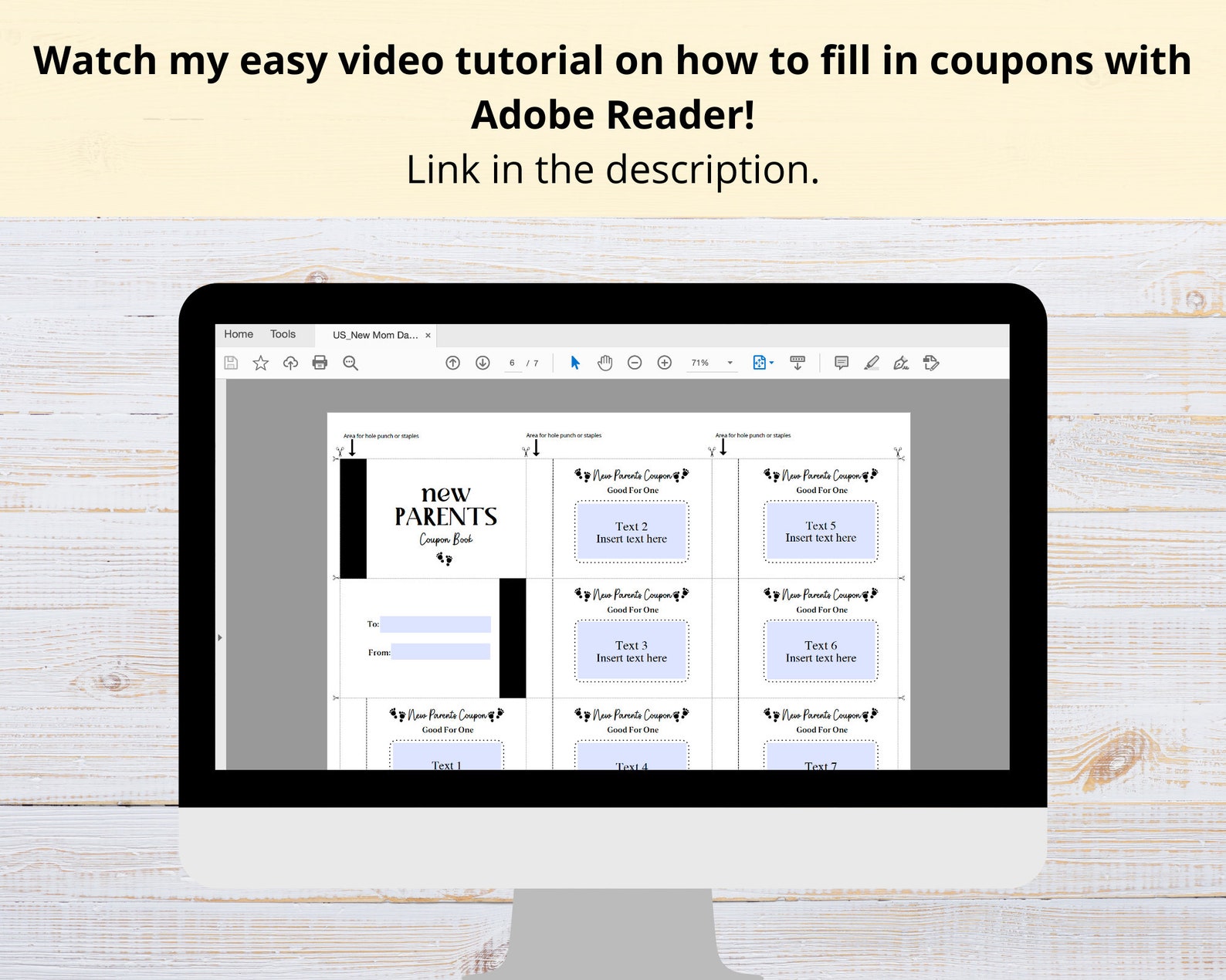 Printable New Parents Coupons New Mom DIY Coupons New Dad Coupons First Time Parents Gift Idea ...