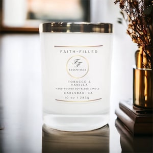 Tobacco & Vanilla 10 oz Candle Presale