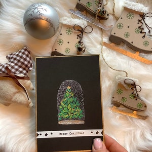 Schneekugel Weihnachtsbaum