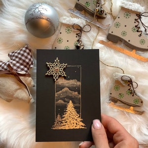 Goldener Weihnachtsbaum