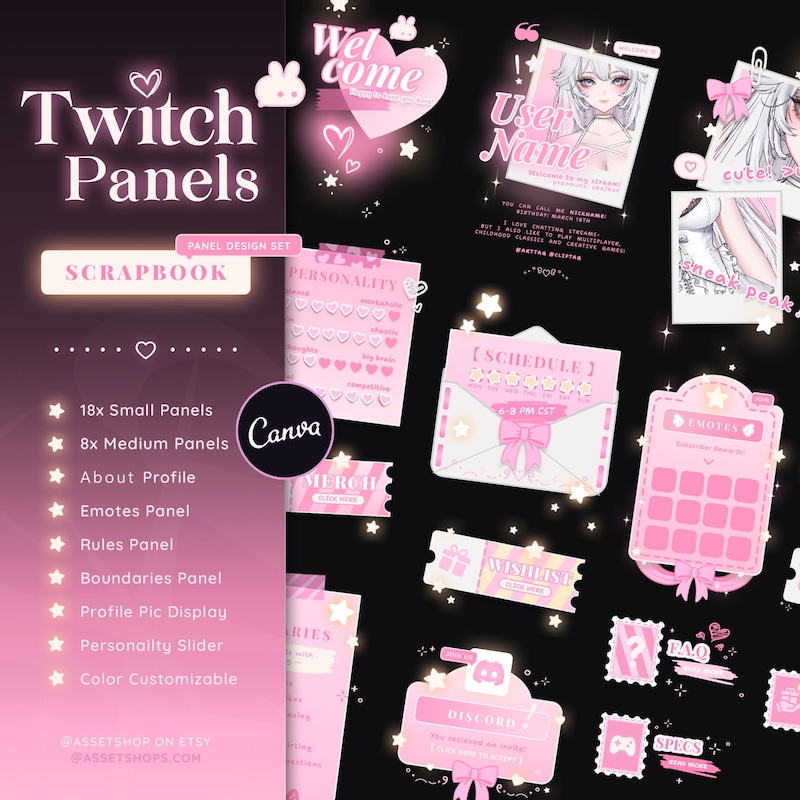 Stream Sticker Examples Custom Stream Stickers - Etsy