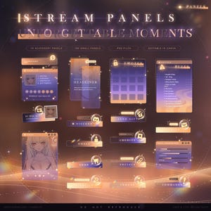 A cozy glowing animated Twitch Stream overlay pack called Unforgettable Moments, featuring warm winter visuals, snow and candle effects, rainbow highlights, game-loading style screens, chat and goal widgets, gaming scenes, loading scenes, and matching stream panels.