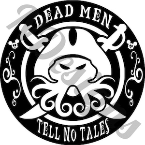 POC Dead Men Tell No Tales Downloadable Svg Png Jpeg Files 3 in 1