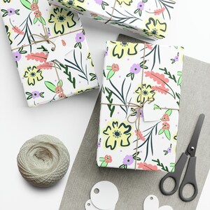 Finally! Fun Gift Wrap Papers - tranquil garden wrapping paper