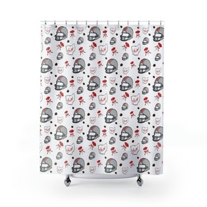 Shower Curtains - Ohio team fan inspired design