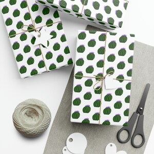 Finally! Fun Gift Wrap Papers - cactus wrapping paper