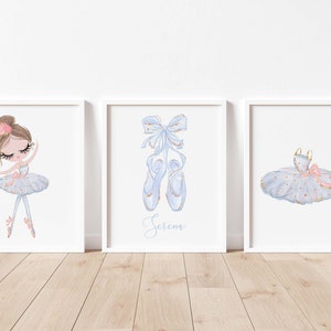 Ballerina Printable Wall Art,Ballet Prints,Ballerina Nursery Prints,Ballerina Wall Decor,Nursery Wall Art,Toddler Girl Room Prints,DIGITAL