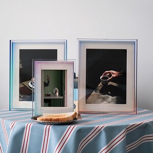 Thick Color Acrylic Gradient Photo Frame - Etsy