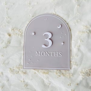 Arch Baby Meilenstein Karten, Foto Requisiten, Babyparty Geschenke, Geburtsanzeige für Jungen