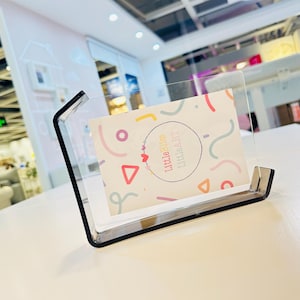Colorful transparent acrylic photo frame,  6 IN, 7 IN photo frame, L-shaped photo frame, niche creative photo frame, photo display frame