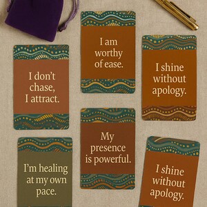 Kindle e Root Talk - Mazzo di affermazioni di 31 giorni per donne nere - Amore per se stessi - Carte AAVE - Regalo spirituale per lei