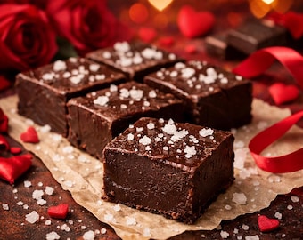 Midnight Sea Salt – Dark Chocolate Fudge