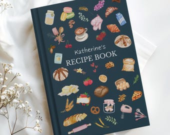 Custom Recipe Book, Couple Cookbook Gift, Custom Baking Book, Wedding Gift Ideas, Gifts for Grandma, Family Cookbook, Anniversary Gift