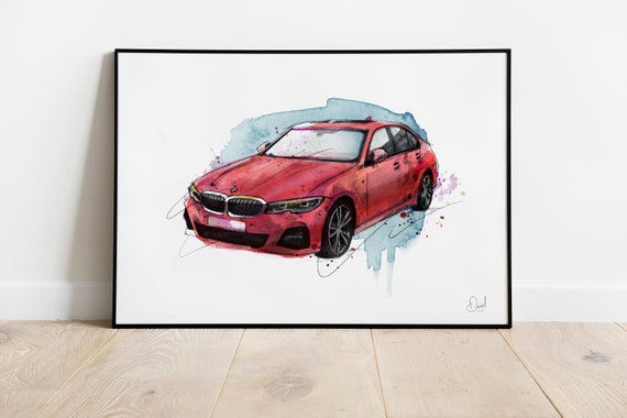 Llavero colgante original de la serie BMW 3