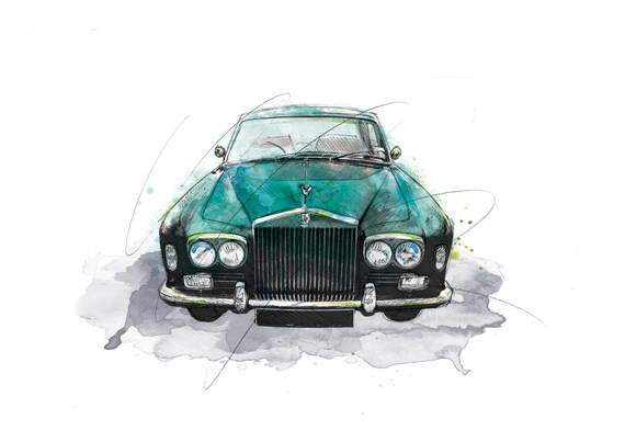 RollsRoyce previews art decoinspired cars with posters  Car Body Design