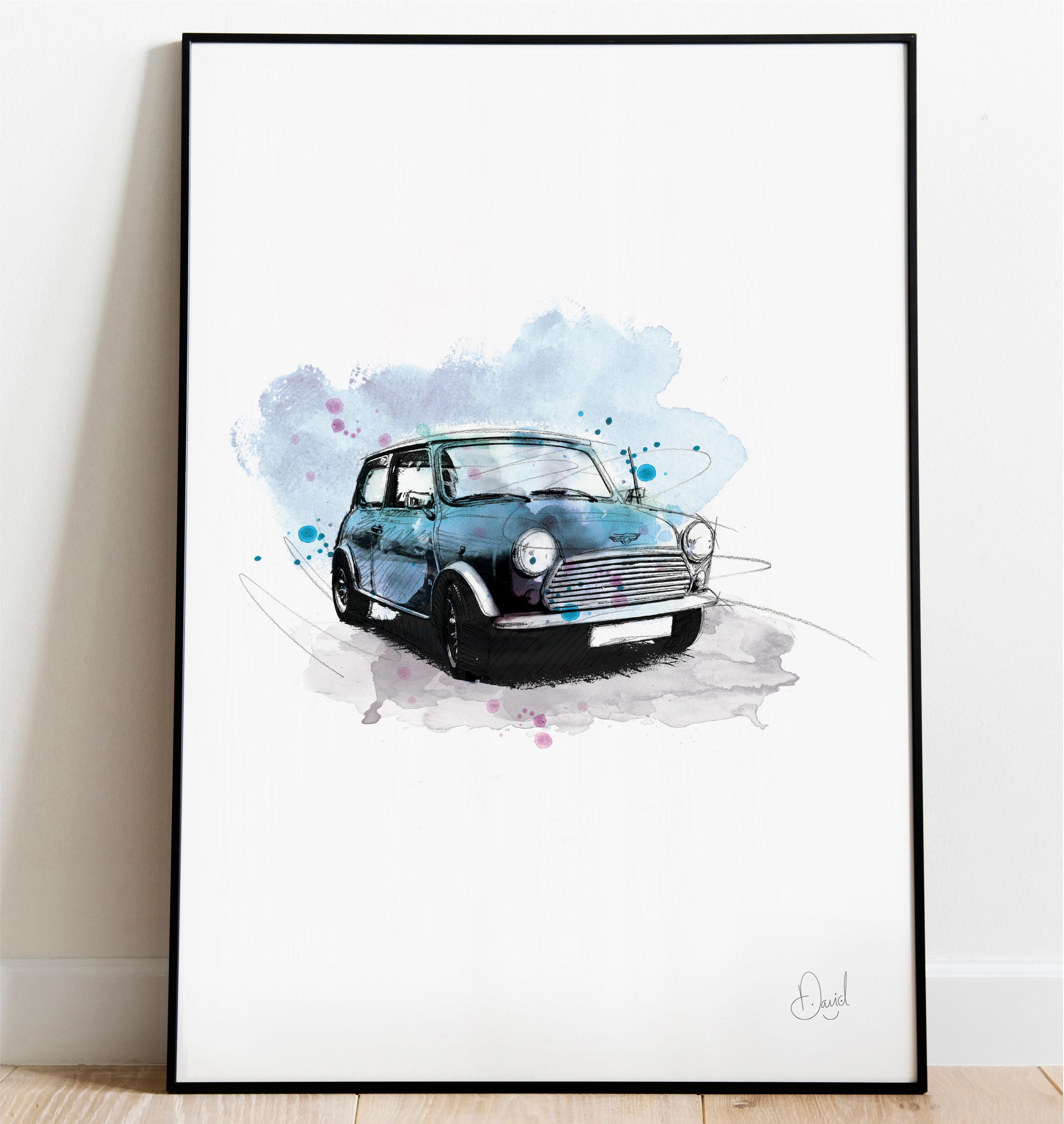 クラシックミニアートプリント、ミニイラスト、ミニドローイング