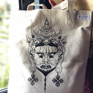 Cotton Bhairav tote bag