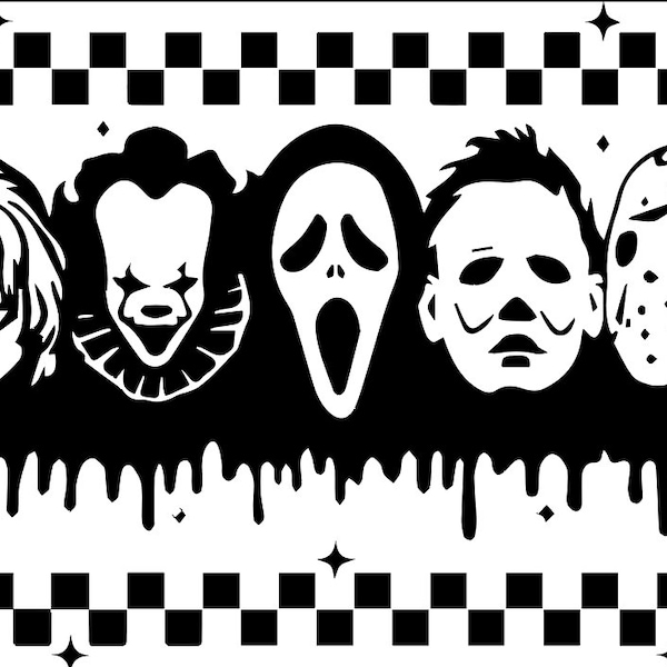 Horror characters svg I Horror character buddies svg I Horror Movie SVG | Horror SVG