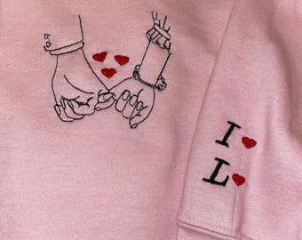 Couples Embroidered Sweater