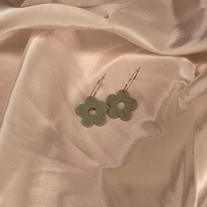 Big Flower Hoops