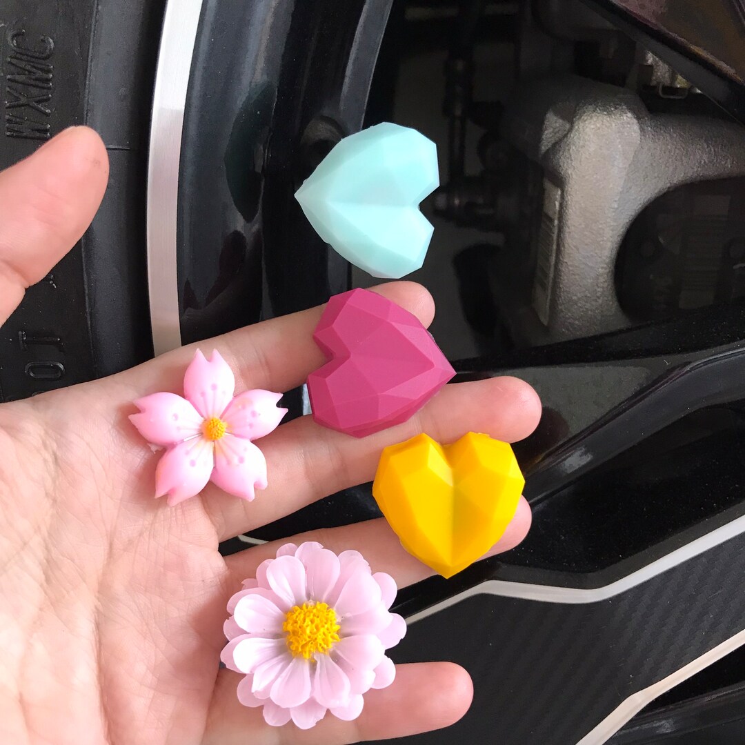 Unique and Colorful Tire Valve Caps Decorative Valve Covers for Cars