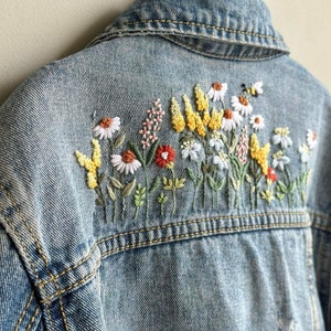 Wildflowers Stick and Stitch Embroidery PDF & Pattern Video Tutorial ...