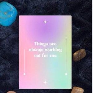 Göttlich-weibliche Affirmationskarten