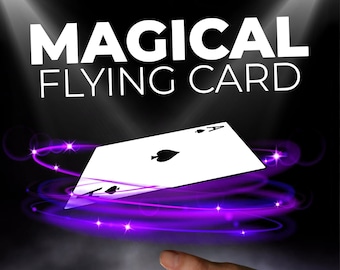 World's Greatest Magic Trick!  Fly a Card in Mid-Air! Ships from U.S.A.