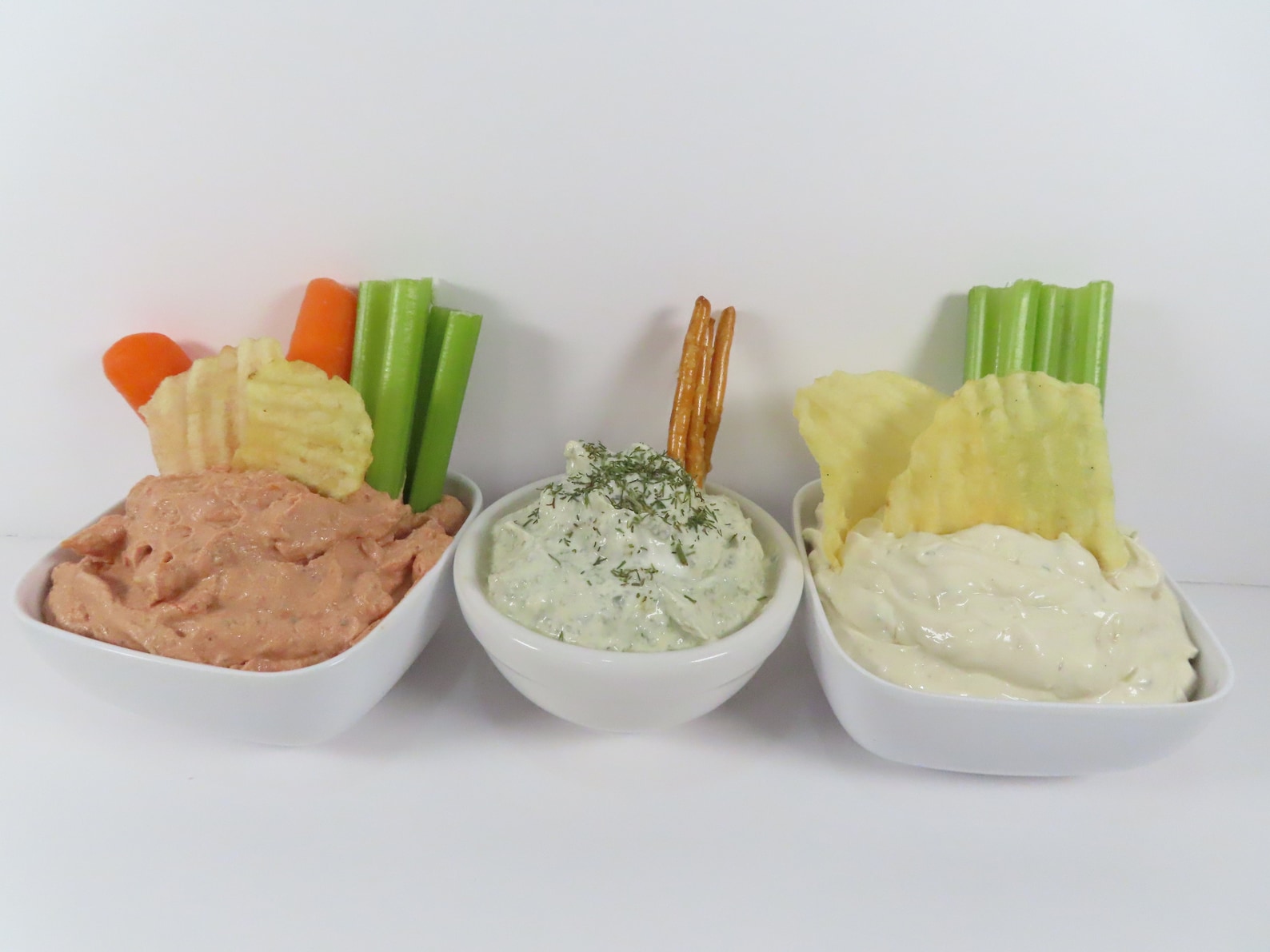 Gourmet Dip Mixes Gift Set of 4 Dips, Bloody Mary Dip Mix, Wasabi Soy