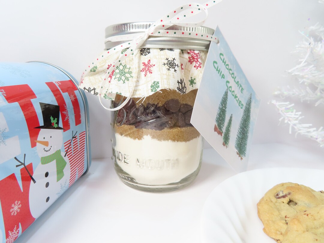 Cookie Mix in A Mason Jar, Dry Cookie Mixes in Quart or Pint Jars, Easy