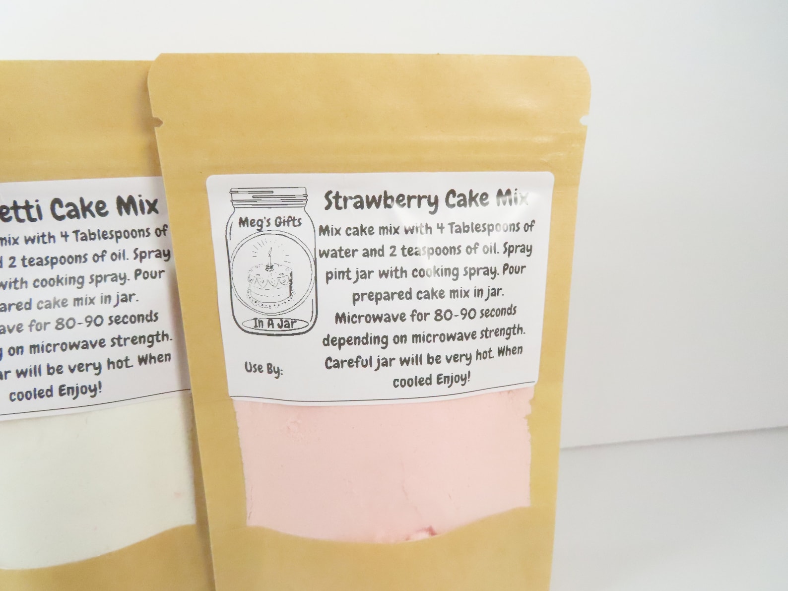 Cake Mix Two Pack Just Add Water and Oil, 2 Single Serve Cake Mix