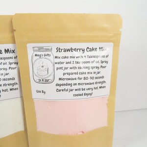 Mug Cakes, Cake Mix Gift Set of 10 Flavors, Single Serve Cake Mix in A ...