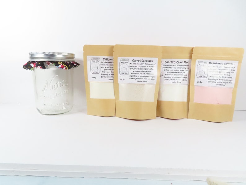 Cake Mix Gift Set Of 10 Flavors Single Serve Cake Mix In A Jar Just Cake Mix Gift Set Of 10 Flavors Single Serve Cake Mix In A Jar Just