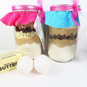 Cookie Mix in a Jar: Chocolate Chip & Cranberry White Chocolate - Set of Two