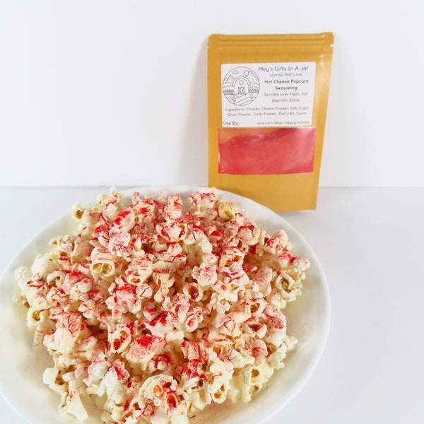 Gourmet Popcorn Seasoning Mix - Hot Cheese, White Cheddar Ranch, Sriracha White Cheddar Ranch - Great for Stocking Stuffers and Gifts!