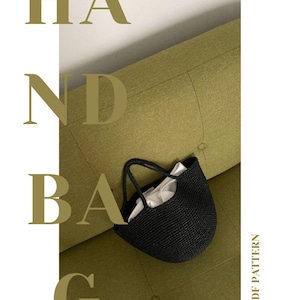 PATRÓN DE GANCHILLO *Español e Inglés* Digitale Datei, Häkeltasche Handtasche Tutorial Patron einfach und unkompliziert PDF-Archiv Datei herunterladen